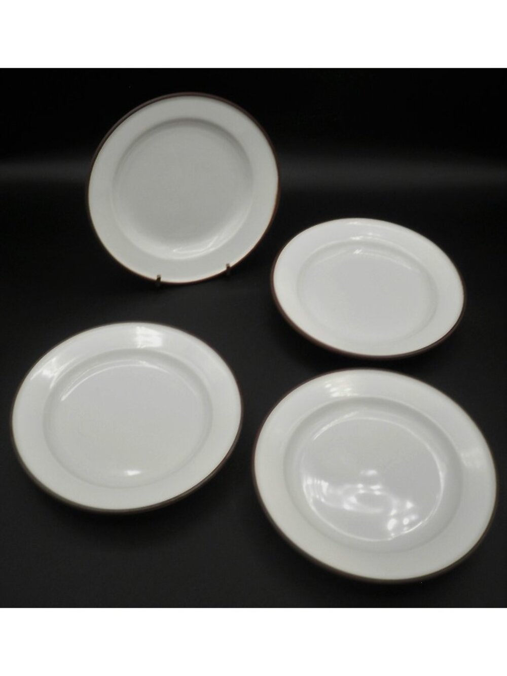 Dansk Epoch Brown Bread Plates Dansk Designs Norway Set of 4 Niels Refsgaard